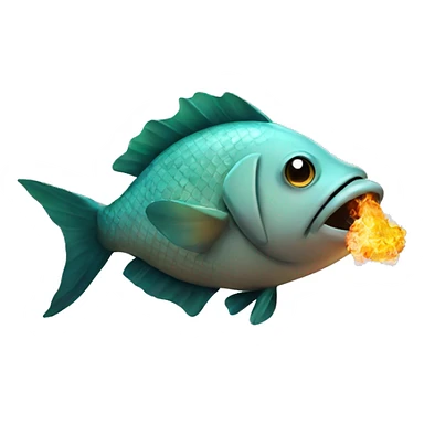 Fish smoking  sticker