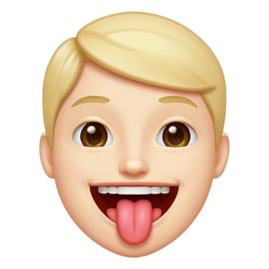  tongue sticking out sticker