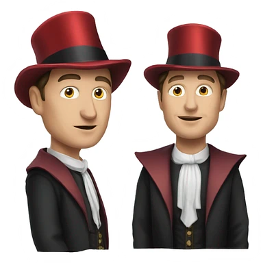 Elon musk with a magician hat sticker