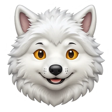 snow Wolf smile,  sticker
