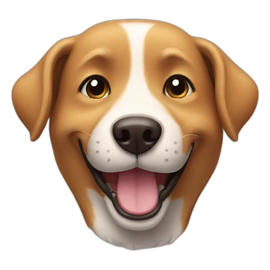 Dog smile sticker