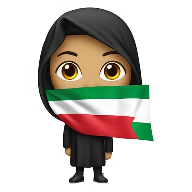 The name "Reem" with an Palestinian flag sticker