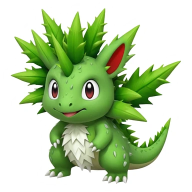 Ugly Fey Toony Larvitar-Shaymin-dragon sticker
