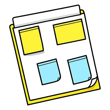 Sticky notes sticker