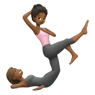 girl pilates sticker