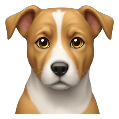 Chien sur un chat sticker