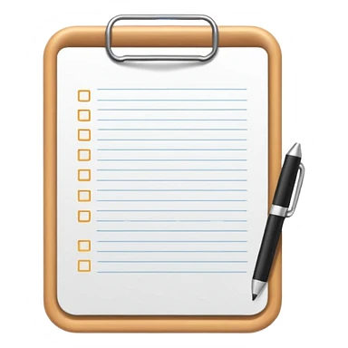 notepad with outlined shapes sticker