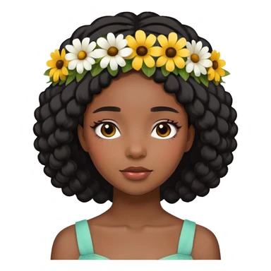 Black girl aesthetic sticker
