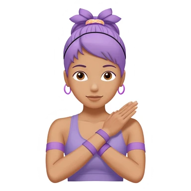 pilates lilac wristbands sticker