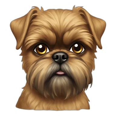 brussels griffon sticker