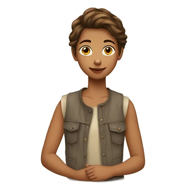 jeune fille garçon sticker