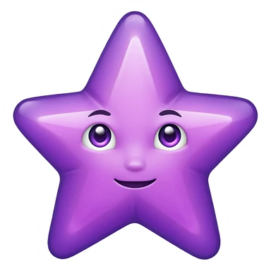 ✝️ i need an emoji purplr like this but only for my religion which is called Druze ( star with 5 points ) sticker