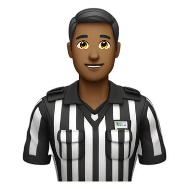 Football referee sticker