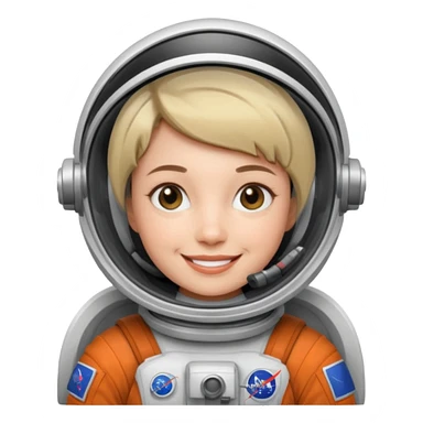 astranots without helmet woman sticker