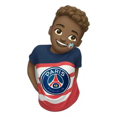 tshirt paris saint germain sticker