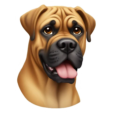 Bullmastiff dog sticker
