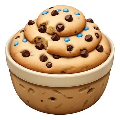 Cookie Dow in a bowl sticker