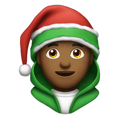 Christmas hoodie sticker