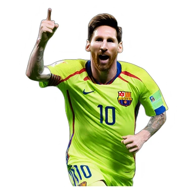 Messi win sticker