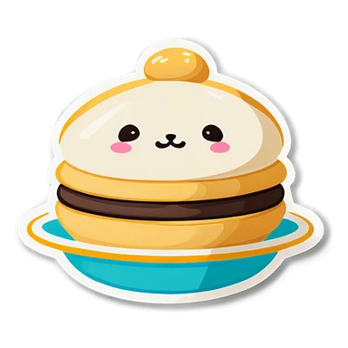 Bao bun with style sticker