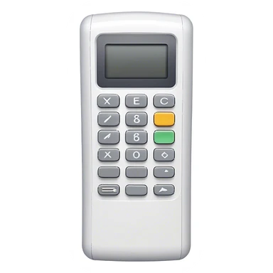air conditioner remote standing upwards sticker