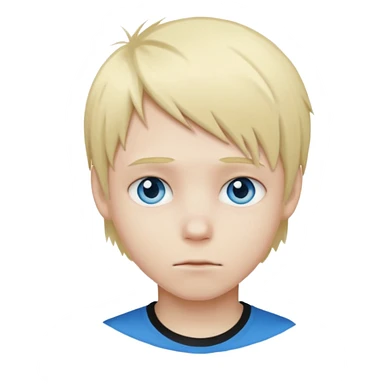 boy with blonde hair emo and blue eyes sticker