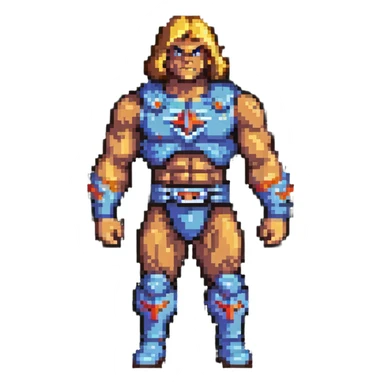 full-body He-Man character sticker