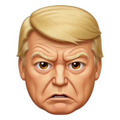 Scary crawling Donald trump sticker