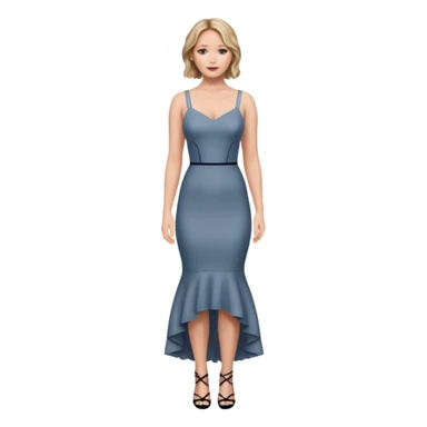 Jennifer Lawrence, full body portrait  sticker