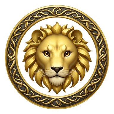 Elder Scrolls Online Lion Ouroboro sticker