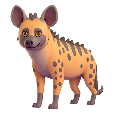Realistic Hyena sticker