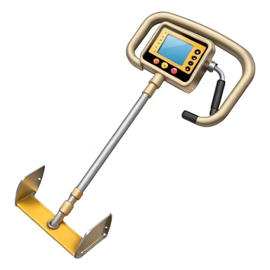 Realistic metal detector like a minelab sticker