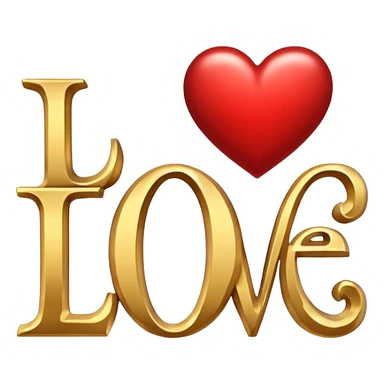 Inscription love sticker
