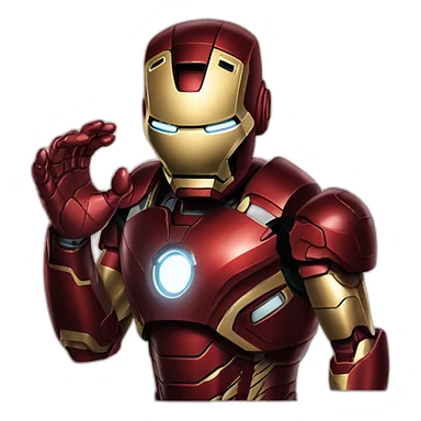 endgame iron man showing stop sticker
