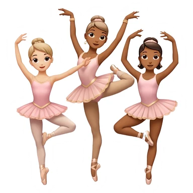 Ballerina (arabesque), street dancer. sticker