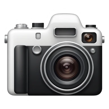 white camera sticker