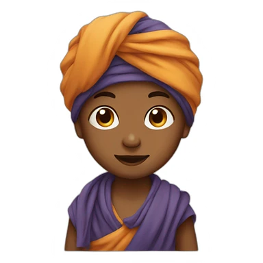 Cute kid with turban sticker