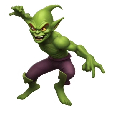 dancing green goblin sticker