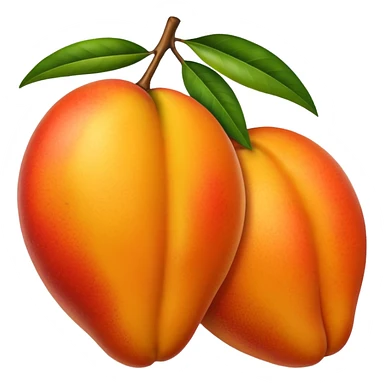 Create a mango emoji sticker