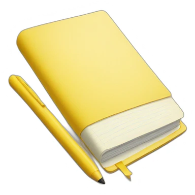 Yellow Notebook sticker