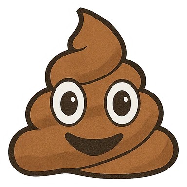 cute poo emoji sticker