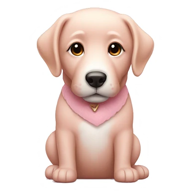 Light pink heary sticker