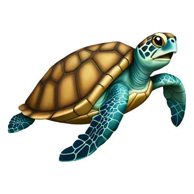 Sea turtle sticker