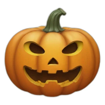 pumpkin walloween sticker