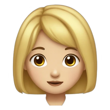 little Korean girl of the meme sticker