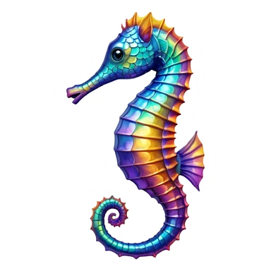 Seahorse - чтобы выглядил как настоящий sticker