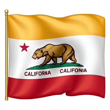 California flag sticker