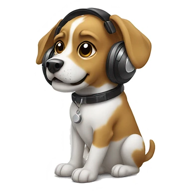 Dog dj  sticker