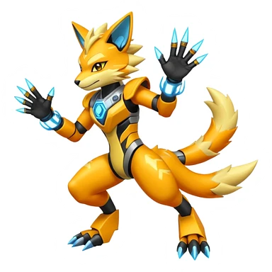 Zeraora-Lombax-hybrid-fusion sticker