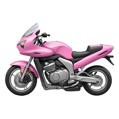 Pink motobike  sticker